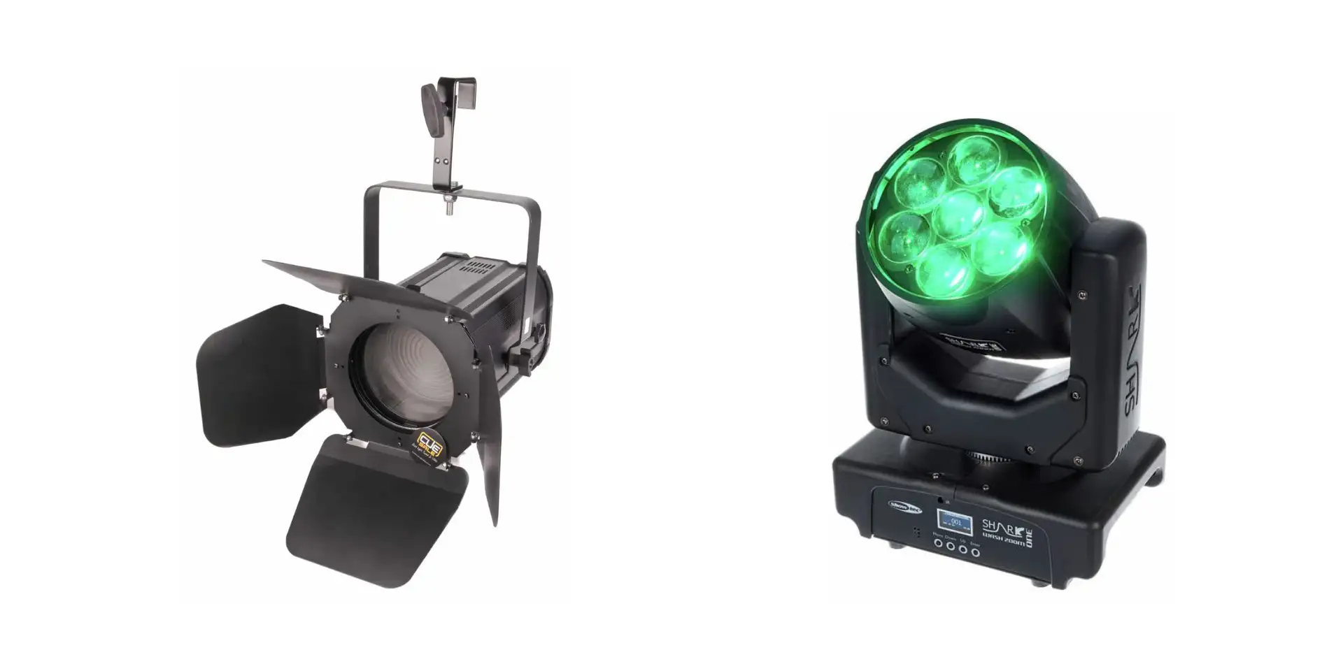 Projectores LED e moving heads para aluguer