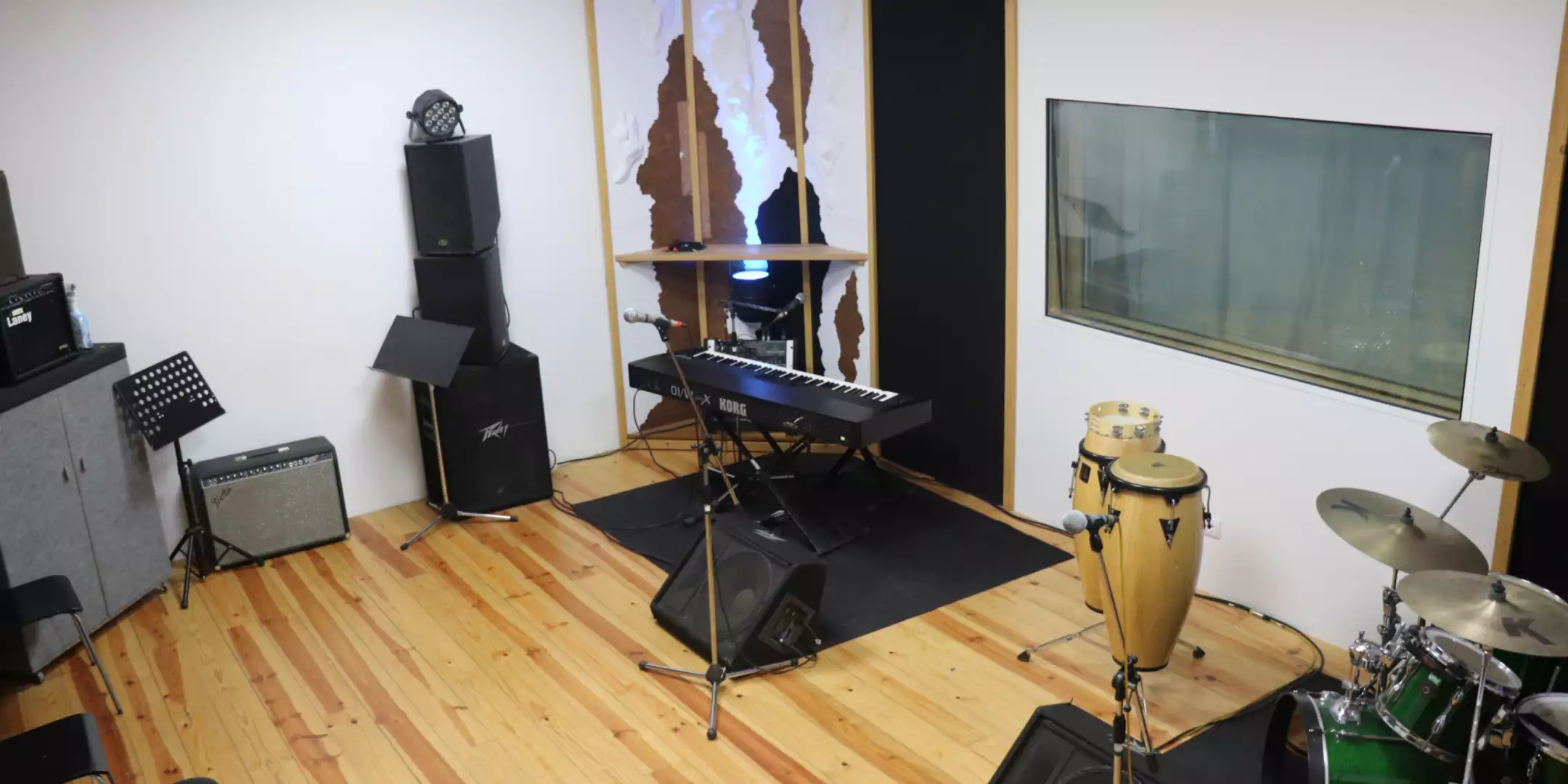 Sala Toca -Sala de captação de 36m² com acústica viva na LXPRO