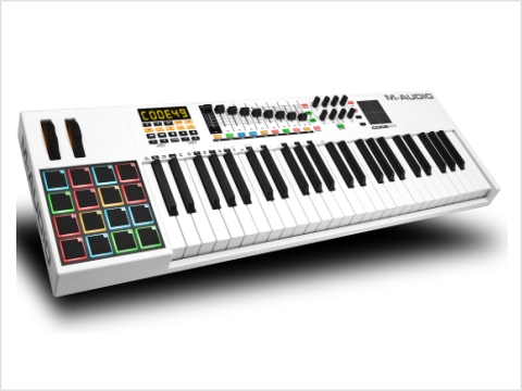Controlador MIDI M-Audio Code 49 no LXPRO