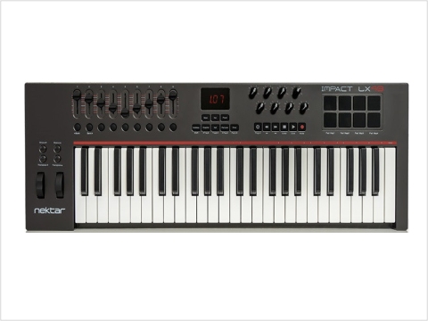 Controlador MIDI Nektar Impact LX49+ no LXPRO